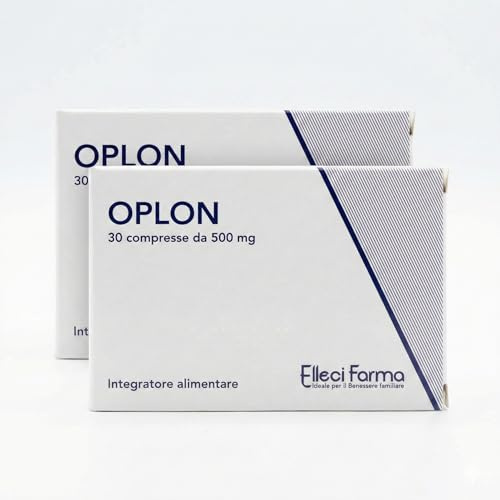 Elleci Farma Oplon Integratore Alimentare 60 Compresse da 500 mg | Passiflora, Camomilla, Valeriana, Magnesio, Supporto Benessere Intestinale e Rilassamento