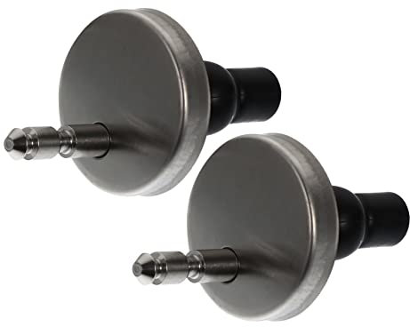 FOYTOKI Toilettensitz Befestigungsset Edelstahl Schrauben Schnellverschluss Scharniere Klodeckel Zubehör Für Toilettendeckel