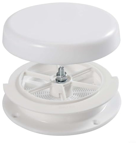 CWOQOCW Van Roof Vent Plastic RV Roof Mushroom Vent With Water Cover Cap, Weather Resistant Plumbing Vent For Keystone Trailer, Camper, Motorhome(1ps)