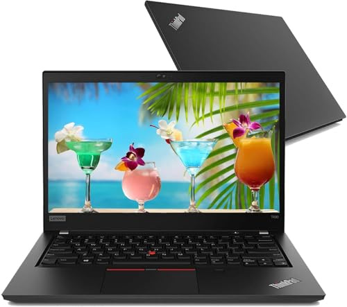 Lenovo Thinkpad T490 Business Laptop Computer, 14 FHD(1920x1080), Intel Core i7-8665U, 512GB SSD, 16GB RAM, Webcam, US QWERTY Keyboard, Windows 11 Pro (Renewed)
