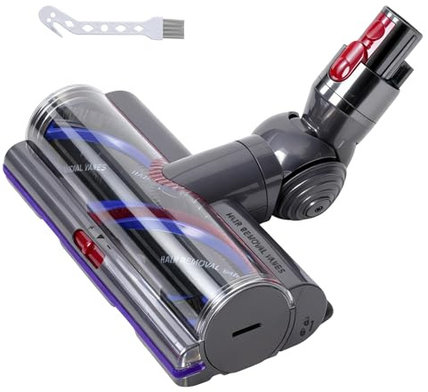 Head Replacement Compatible with Dyson V7 V8 V10 V11 V15 – Motorhead Brush Head, Hoover Attachments & Vacuum Accessories – Adjustable Suction Anti Tangle Brush Head Replacement for Dyson Parts