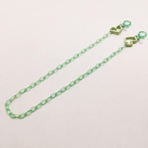 Brillenkette Candy Farbe Liebe Acryl Maske Kette Brille Kette Maske Mit Hängender Kette Maskenseil A2