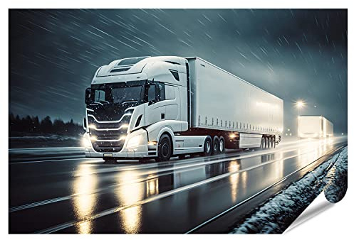 islandburner XXL Bild Poster LKW Truck Lastwagen Kinderzimmer Premium Bilder Fotodruck IUYE-PKL