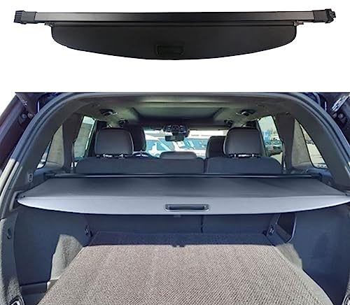 BOPARAUTO Cargo Cover for 2022 2023 Jeep Grand Cherokee Accessories Rear Black Trunk Shade Luggage Security Cover(2 Row WL) 4XE