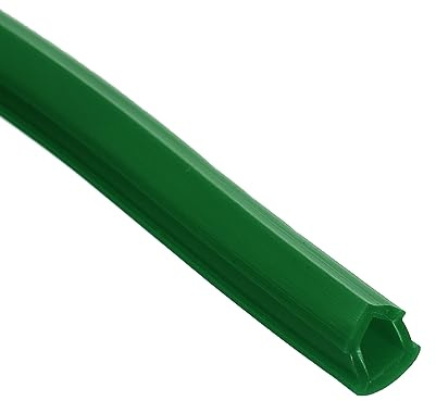 sourcing map 5 Meter Aluprofil Nut Abdeckung 2020 Serie Slot, Weiche Abdeckung Dichtungsstreifen Staubschutz PVC-Schutzdichtstreifen für Aluminium Profil 3D-Drucker, Grün