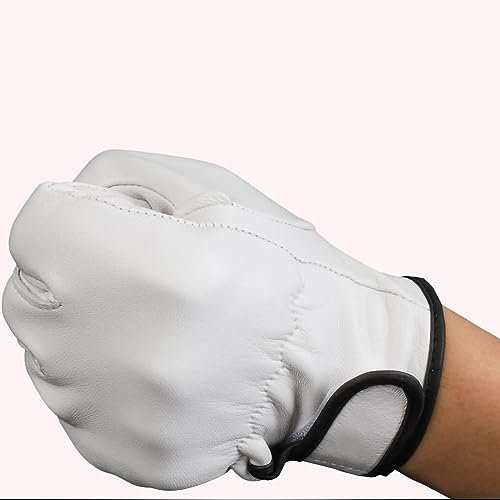Arbeitshandschuhe aus Leder, Arbeitsschutzhandschuhe, Arbeitshandschuhe Für Den Außenbereich, Schutzausrüstung Für Die Tägliche Arbeit Im Gartenbau(XXL-bleich)