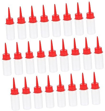 CIYODO 25stücke Nähmaschinen Ölflaschen Kunststoff Quetschflasche Mit Spitzem Ausguss Für Flüssigkeiten Öle Und Lotionen Für Heimnutzung Und Kreative Anwendungen