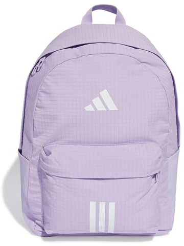 adidas Unisex ESSENTIALS 3 STRIPES BACKPACK BACK TO SCHOOL 2, powder plum/white, One size