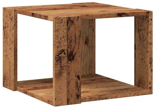 vidaXL Couchtisch Altholz-Optik 40x40x30 cm Holzwerkstoff