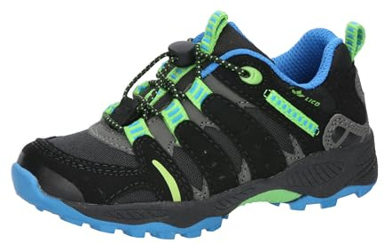 Lico Zapatillas de Trekking Unisex para niños Fremont, Negro Azul Limón, 37 EU