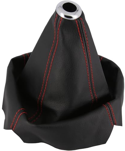 Recambo Schaltsack aus Kunstleder Universal für Durchmesser: 24cm | Höhe: 20cm mit Chrom Ring, Plug & Play, Schaltmanschette