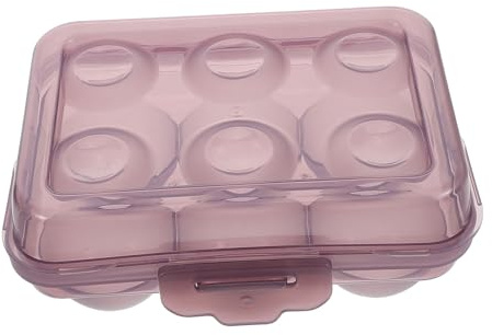 EXCEART Conteneur à Œufs Portable Compartiments Pour Camping Pique- Plastique Transparent Antichoc Pour Extérieur