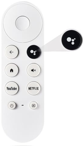 Télécommande de rechange pour Google Chromecast et Google TV Streamer (uniquement pour Google Chromecast Google)