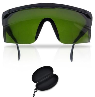 ShiningUU IPL Laserschutzbrille, 190–2000 nm, Laser-Augenschutz für Haarentfernung und Rotlichttherapie, professionelle Sonnenliegenbrille für Schönheitskliniken und Heimgebrauch