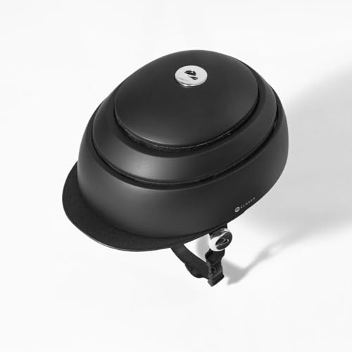 CLOSCA. Faltbarer Fahrradhelm. Fahrradhelm für Erwachsene mit Visier. Zertifizierter Fahrrad- und Elektrorollerhelm. Für Damen und Herren.