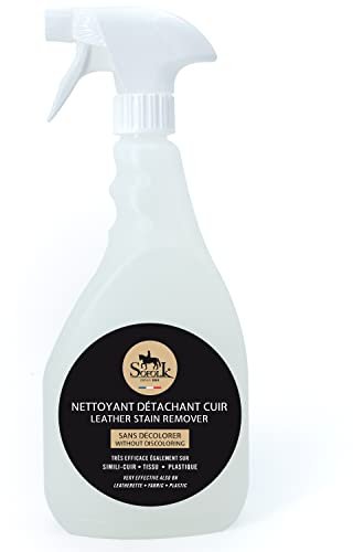 Sofolk - Nettoyant, Détachant, Dégraissant pour Cuir - Entretien Cuir - Spray Nettoyant Inodore et Incolore - 750ml
