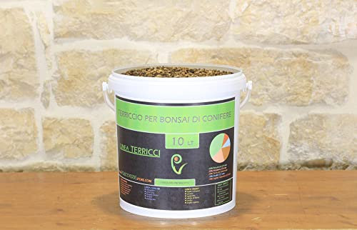 Pollice Verde Terriccio Pronto per Bonsai di Conifere - Confezione da 10 Lt