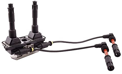 HELLA 5DA 358 057-551 Zündspule - 3-polig - mit Zündleitung - geschraubt