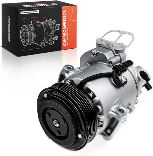 Frankberg Klimaanlagen Kompressor mit Kupplung Replace# 13385464 | Kompatibel mit Astra J P10 Meriva B S10 Insignia A G09 Cruze J300 J305 J308 , Öl vorbereift