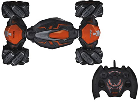 Lexibook, Crosslander® Twist, Fjärrstyrd bil, upp till 8 km/h, 4-hjulsdrift, 360° twist och turn, galna stunts, uppladdningsbar, RC46