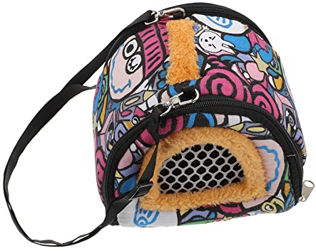Mipcase Hamster Tragetasche Mit Netzfenster Tragbare Und Faltbare Haustier Tasche Für Kleine Tiere Aus Gehäuftem Material Für Reisen Und Ausflüge Komfortable Handhabung Für Hamster