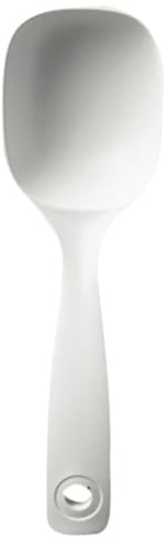 BESTonZON Rice Scoop Soup Ladle Serving Spoon for Porridge and Rice Cooker Rustproof PP Material Comfortable Grip Suitable for Kitchen Home Restaurant Use