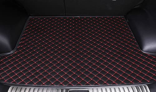 Schutzmatte Kofferraum Kofferraummatte Für Jeep Für Compass 2007 2008 2009 2010 2011 2012 2013 2014-2017 Cargo Liner Teppich (Color : Schwarz Rot)
