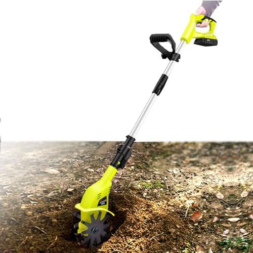 Motozappa Elettrica A Batteria Da 20 V – Coltivatore/Zappatrice Per Terreno Da Giardino – Larghezza Di Lavoro 32 cm,Profondità Di Lavorazione 25 cm