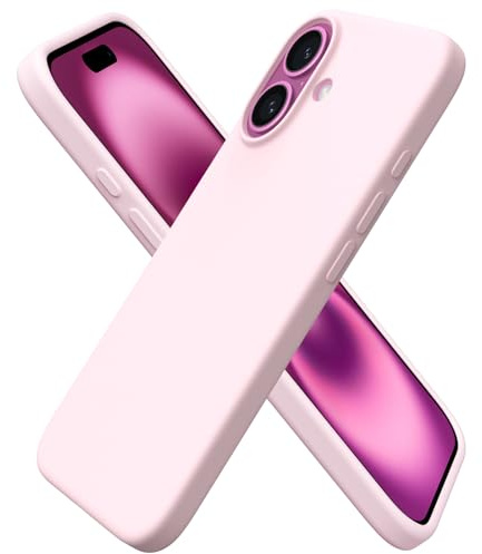 ORNARTO Compatible with iPhone 16 Case 6.1, Liquid Silicone Slim Cover