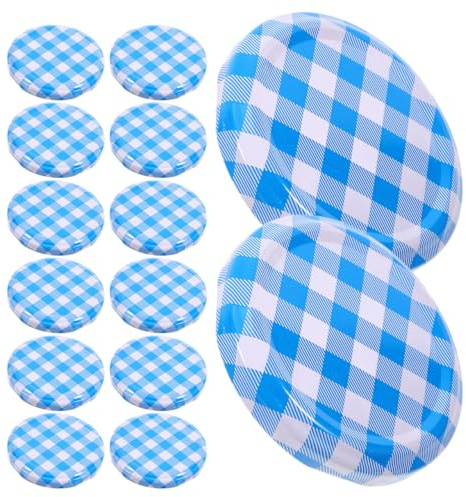 Alipis 50 Pièces Couvercles De Bocaux Hermétiques 2.60In Bouchons Réutilisables Pour Pots Mason Et Autres Contenants Idéal Pour Confitures Conserves Stockage Alimentaire