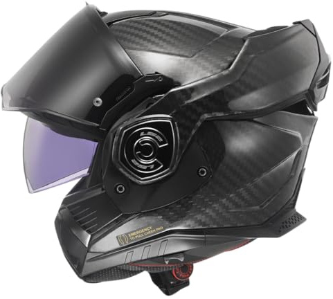 LS2, Modularer Motorradhelm ADVANT X CARBON Matt Carbon, XXL