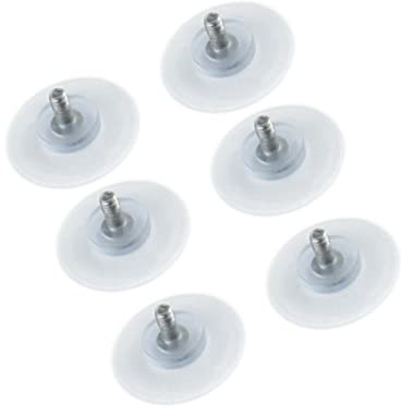 IWOWHERO 6stücke Saugnapf Transparent Für Glasplatten Möbel PVC-saugnapf-aufhänger Als Antikollisionssaugnapf Saugnapf-aufhänger-Pads Mit Schrauben Für Glastische Und Fensterdekoration