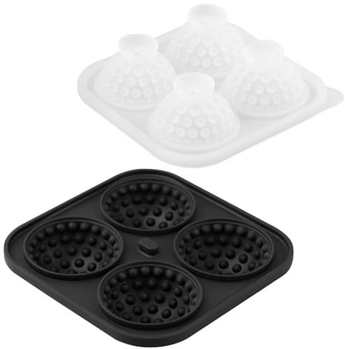 Molds for Golf Ball of Ice Cube,Silicone Mold for Cocktails,Whiskey,Sphere Ice Mold(Black)
