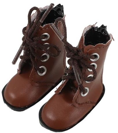 Abaodam Bjd Puppenschuhe High Top Stiefel Braun Für 30cm Kugelgelenk Puppe Puppenaccessoires Vielseitig Für Spiel Und Fotoshooting
