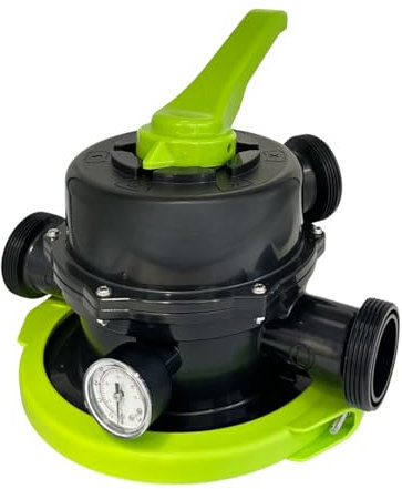 Bestway P08053 | Valvola Selettrice di Controllo Completa di Manometro e Leva di Comando per Pompa Filtro a Sabbia 3785 Litri - 1000 Gal (Produzione dal 2023)
