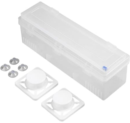 Cling Film Dispenser - Refinable Owl Cut Film Holder, Reusable Film Dispenser | Household Non Slip Film Cutter with Slide for Home
