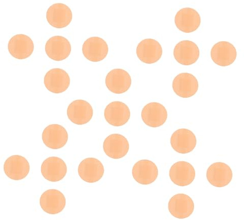 Yardenfun 200Pcs Breathable Wound Hemostasis Patches Mini Round Adhesive Bandages for Adults and PE Material Portable Dressing for Bleeding Control and Healing