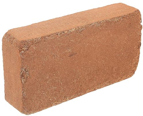 Supvox Komprimierter Kokosfaser Bodenblock Quellfähige Organische Blumenerde 650g Pflanzennährstoffblock für Sukkulenten und Zimmerpflanzen Gartenerde für Innen und Außenbereich