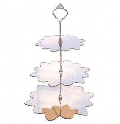 Soporte para tartas de tres pisos, Mirrored, Estándar