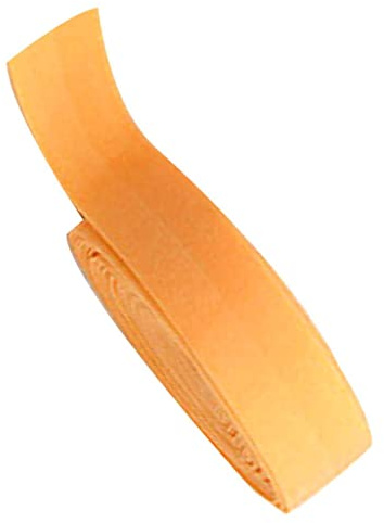 F Fityle 10m Schrägband elastisches Band Falzband Falzgummi, 20mm, Einfaßband Gummi schneidern, Orange