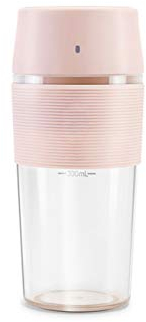 JKDKK Juicer Cup Shape Juicer Portable Mini Charging Glass Bottle Blender,1