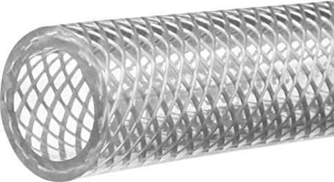 USA Sealing ZUSA-HT-2200 Sanitary Reinforced PVC Tubing, 2 ID, 2-1/2 OD, 2' Length
