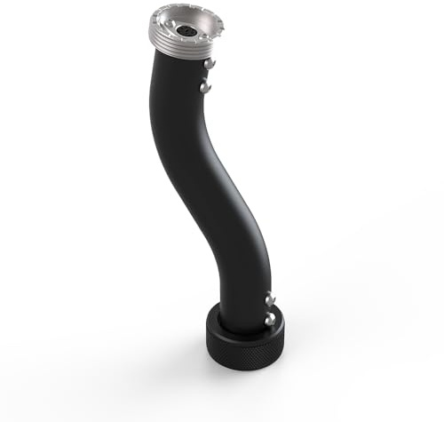 VIRPIL Controls - 200mm Flightstick Extension mit S-Curve (Für VIRPIL Basen, Metall, Flugsimulator-Zubehör, PC-Gaming)