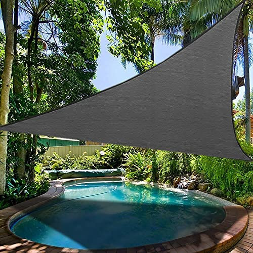 Hilftio Toldo Suspendido Ligeramente Impermeable # Sombreado 95% - Protección UV 95% Muebles de Jardin Baratos Toldo pergola Lluvia Jardín, Patio, Gris Oscuro 3x4x5m