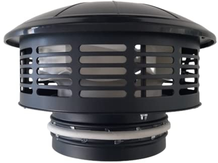 HG hava Dachventilator mit 125 mm Durchmesser, Industrie-Abzugsventilator, Maximaler Luftstrom 500 m³/h, Problemloser Dauerbetrieb Möglich, Wartungsfrei, Graphit
