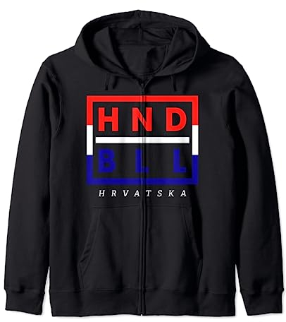 Kroatien Fan Trikot - HNDBLL Handballer Geschenk Kapuzenjacke