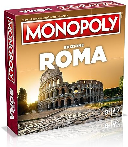 Winning Moves Monopoly Rome City Brettspiele für Erwachsene und Kinder 2 bis 6 Personen ab 8 Jahren