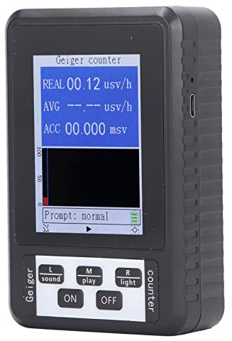 ciciglow Nuklearer Strahlungsdetektor, Geigerzähler-Strahlungsmessgerät, Beta-, Gamma- und Röntgen-Radioaktivalarm, Verwendet in Fabrikumgebungen, Häuslichen Umgebungen, 80 CPM μsv