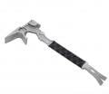 POCREATION Demolition Hammer Pry Bar - Multifunctional Manganese Steel Wrecking Bar with Nail Puller and Chisel for Construction Demolition Tools