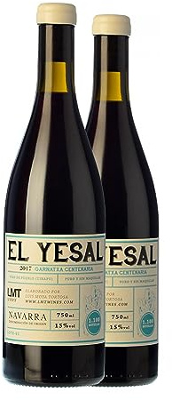 LMT Luis Moya El Yesal Garnacha Navarra Roble 75 cl Vino tinto (Caja de 2 Botellas de 75 cl)